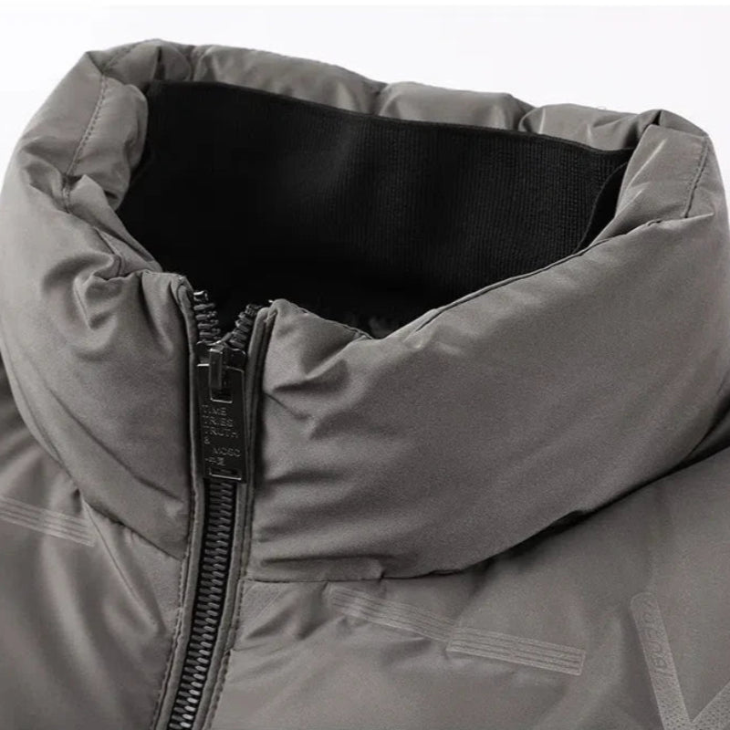 Elysian Men's Puffer Jacket | Lightweight Technical Fabric, Elegant Design 3