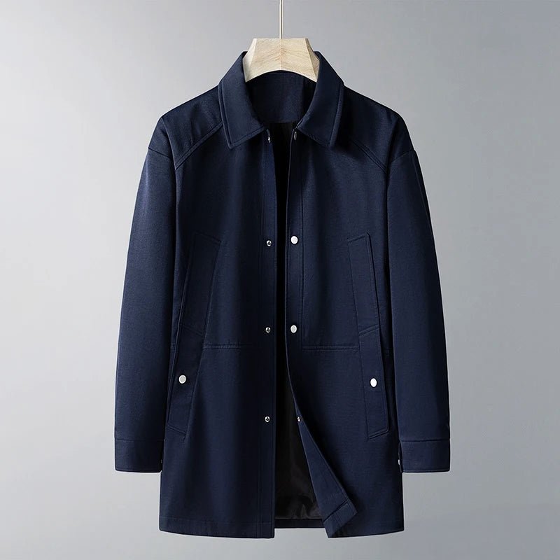 "Essence" Trench Coat (Blue S) - Trench coat | Zavonix
