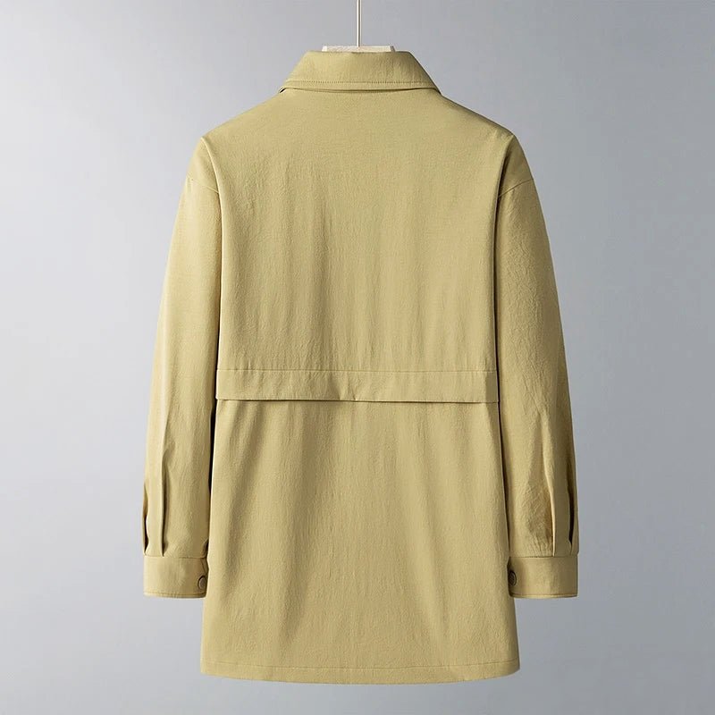 "Essence" Trench Coat (Yellow S) - Trench coat | Zavonix