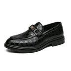 "Emerald Lion" Slip - On Loafer (Brown 6) - | Zavonix