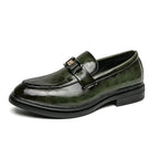 "Emerald Lion" Slip - On Loafer (Brown 6) - | Zavonix