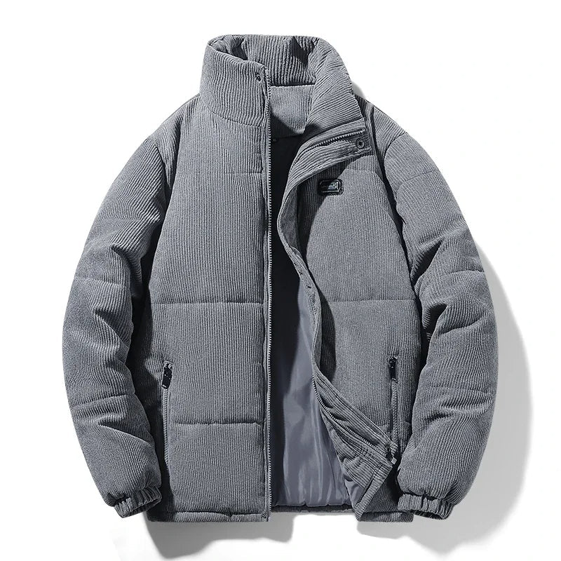 Emerin Velveteen Quilted Jacket (Black S) - | Zavonix