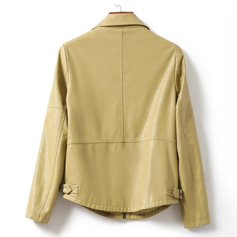 ENRICA™ SHEEP LEATHER JACKET (Black XS) - | Zavonix