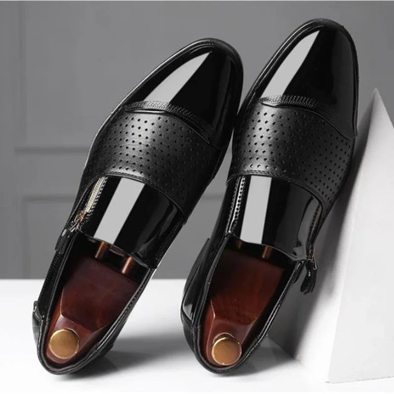 Enrico Bellini Signature Oxford Shoes (Black 6) - | Zavonix