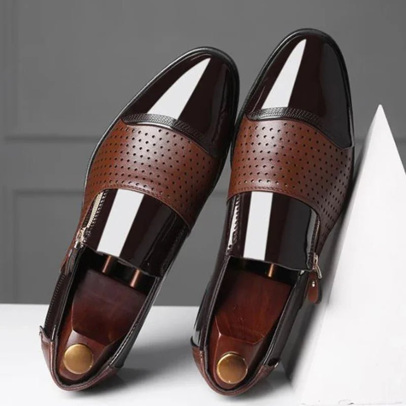 Enrico Bellini Signature Oxford Shoes (Black 6) - | Zavonix