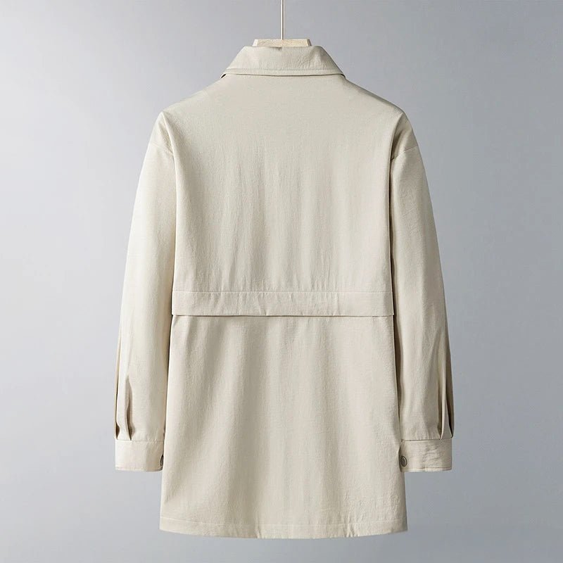 "Essence" Trench Coat (White S) - Trench coat | Zavonix
