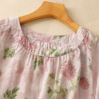 ETHEREAL FLAX BLOUSE (XS ) - | Zavonix