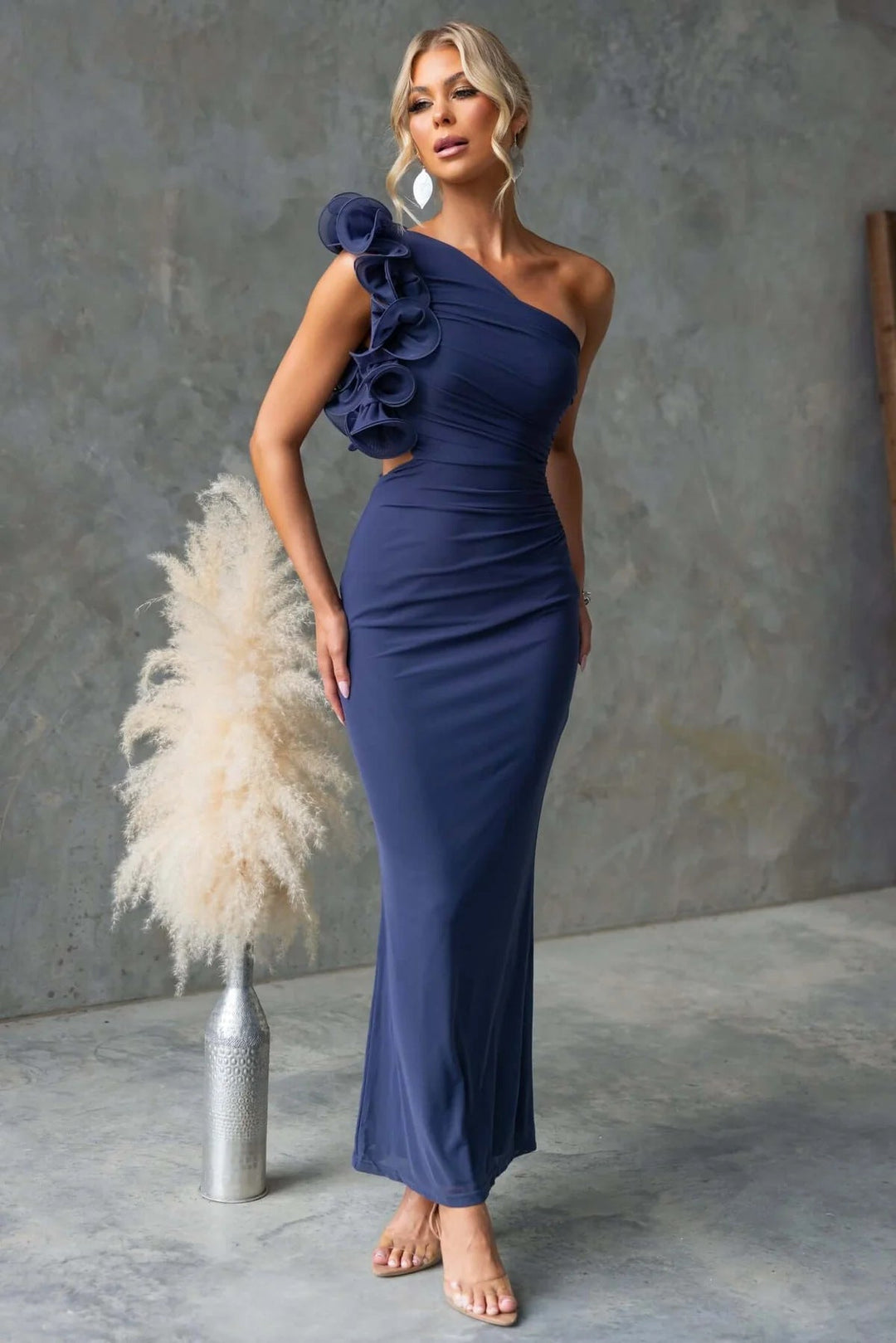 Evadelle One-Shoulder Maxi Dress product image 9