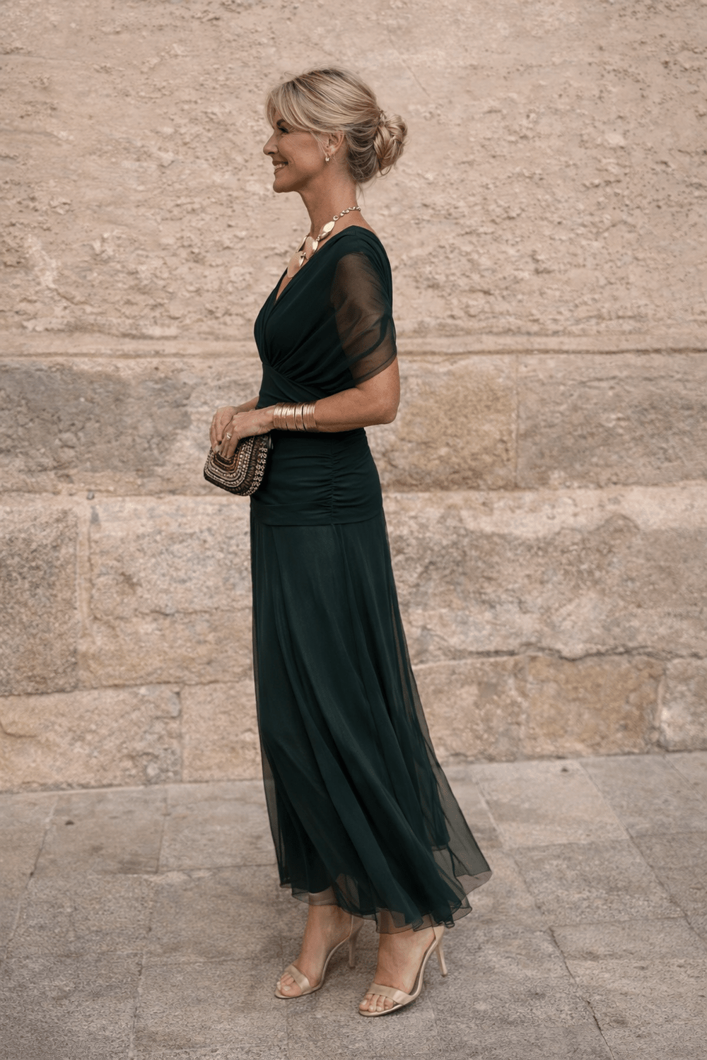 Evangeline Draped Maxi Dress product image 2
