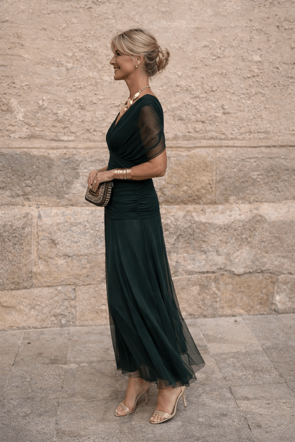 Evangeline Draped Maxi Dress product image 2