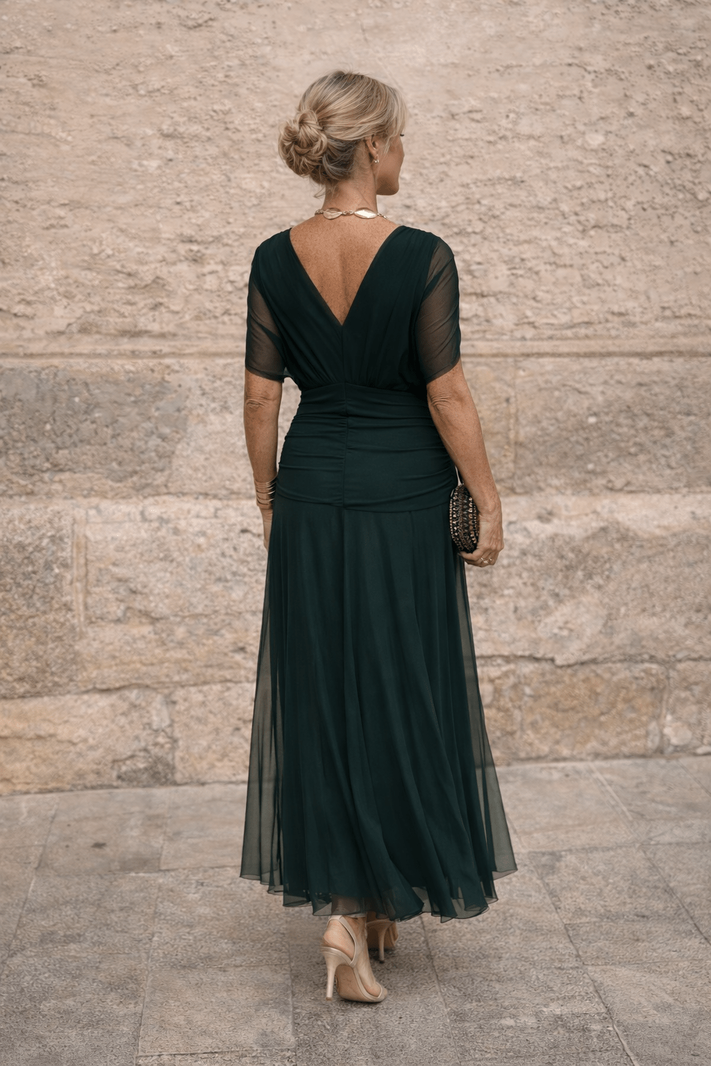 Evangeline Draped Maxi Dress product image 3