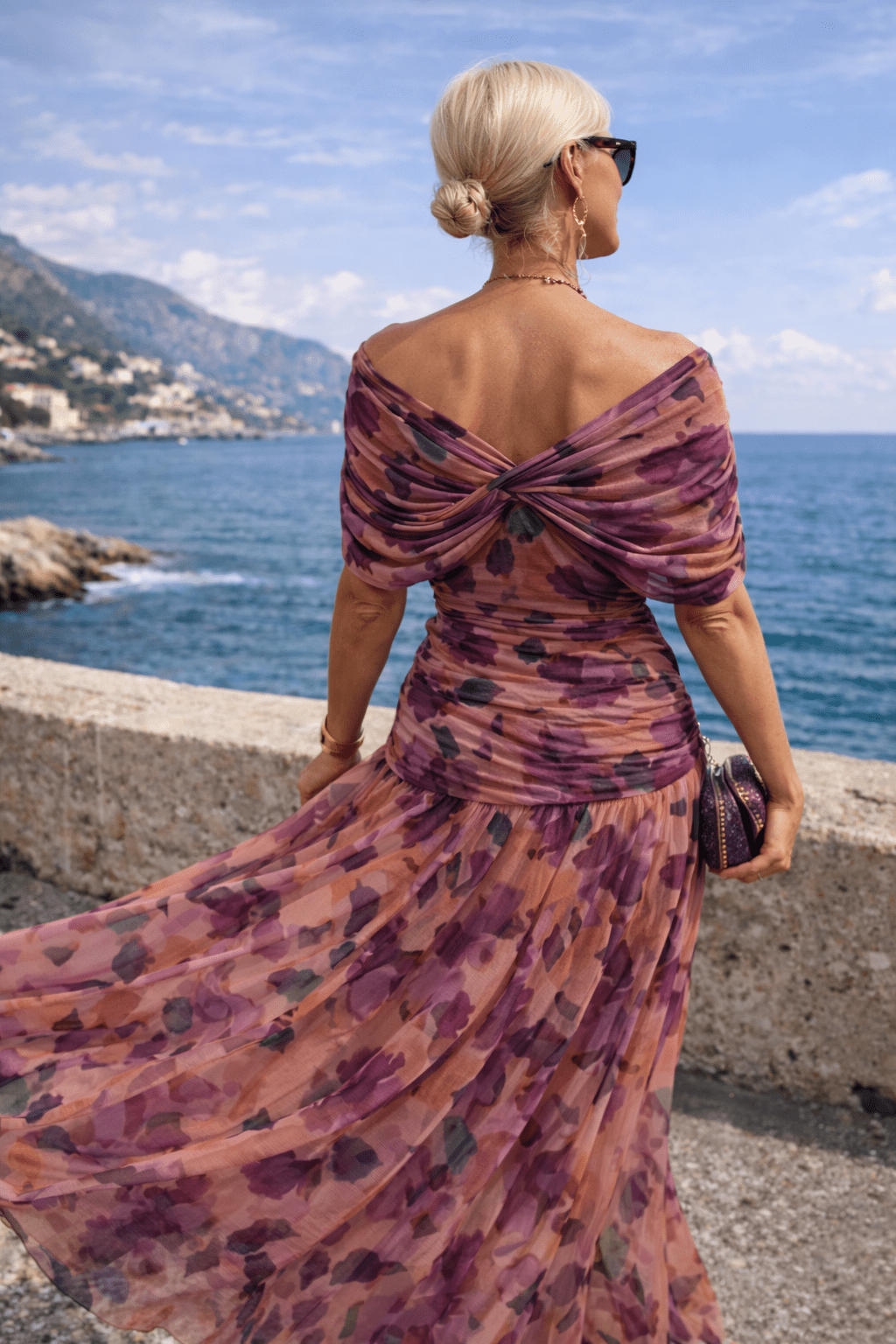 Evangeline Draped Maxi Dress product image 9