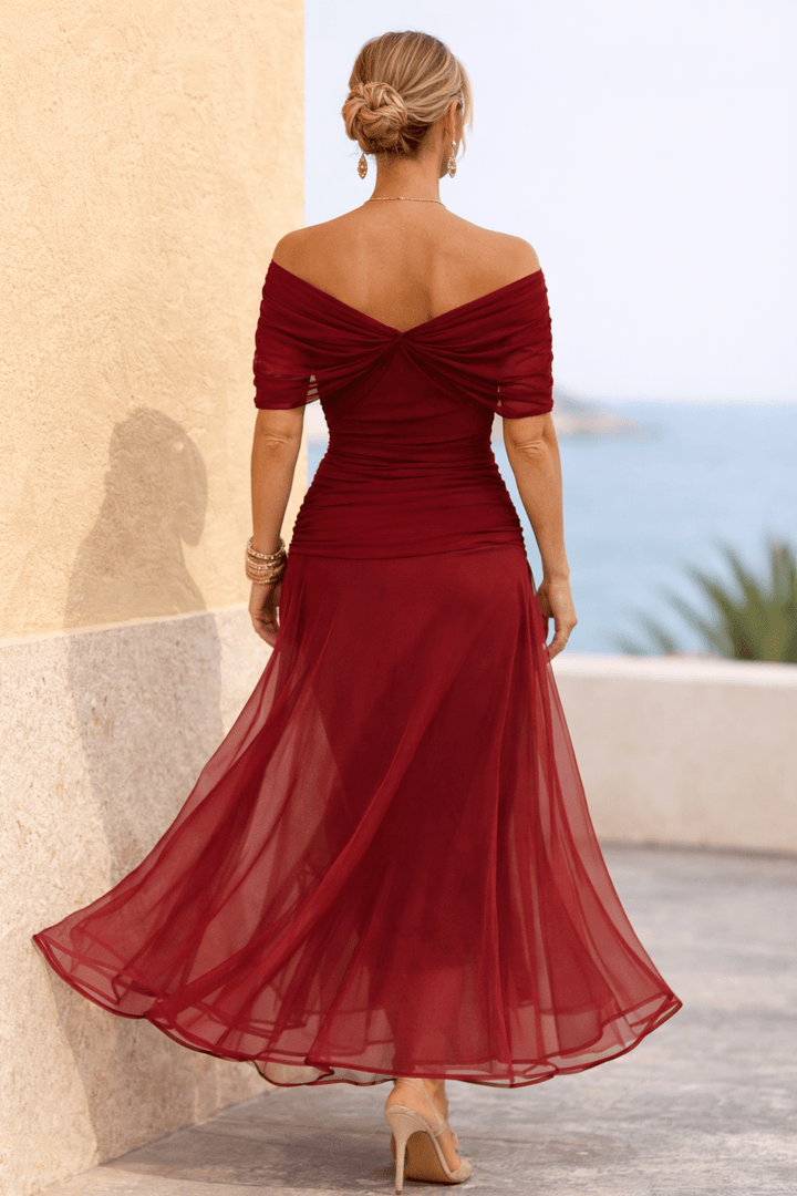 Evangeline Draped Maxi Dress product image 15