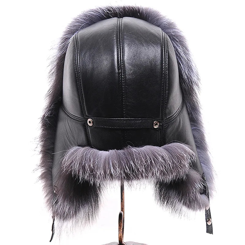 Everest Fur Hat (Anthracite S) - | Zavonix