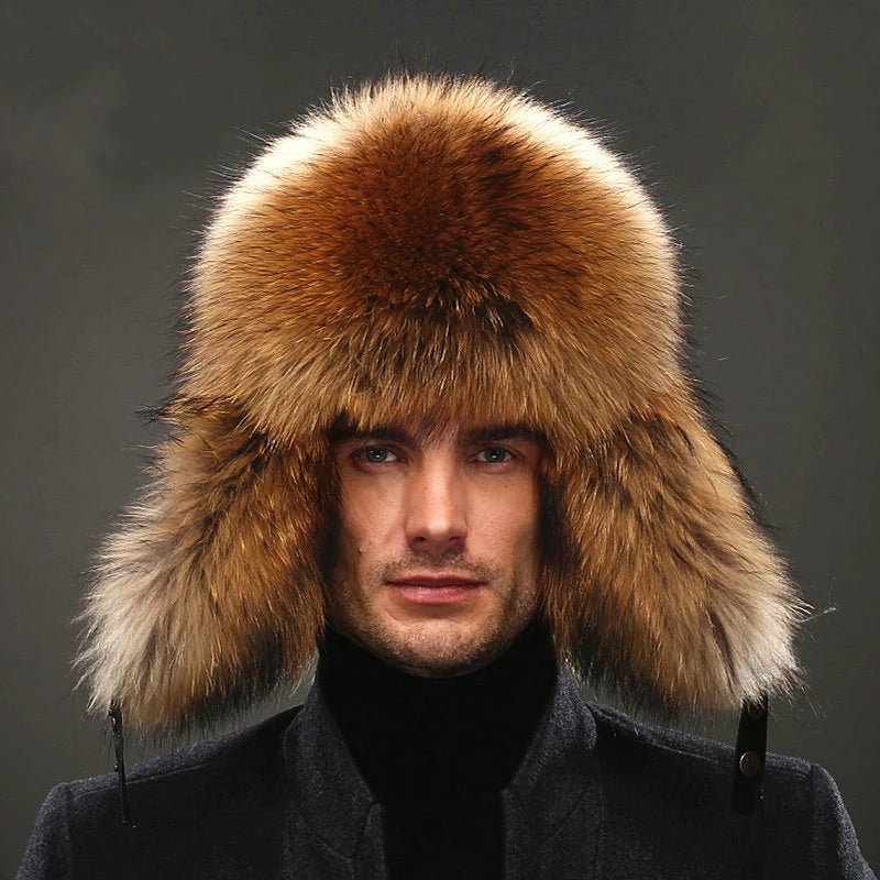 Everest Fur Hat (Beige S) - | Zavonix