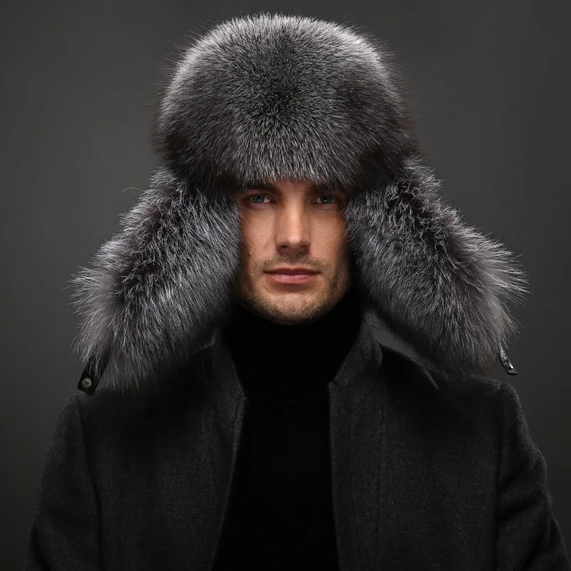 Everest Fur Hat (Silver S) - | Zavonix