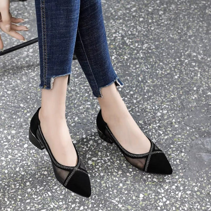 Everly Breathable Mesh Suede Moccasins Product Image 01