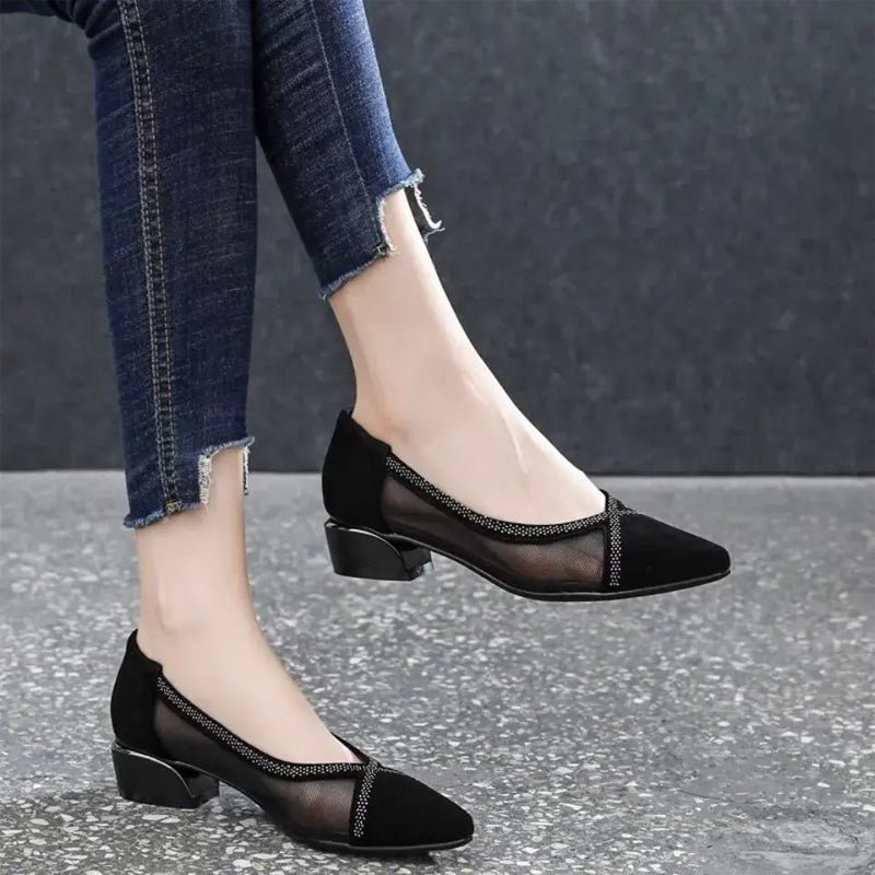 Everly Breathable Mesh Suede Moccasins Product Image 03