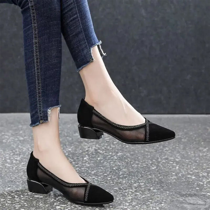 Everly Breathable Mesh Suede Moccasins Product Image 03