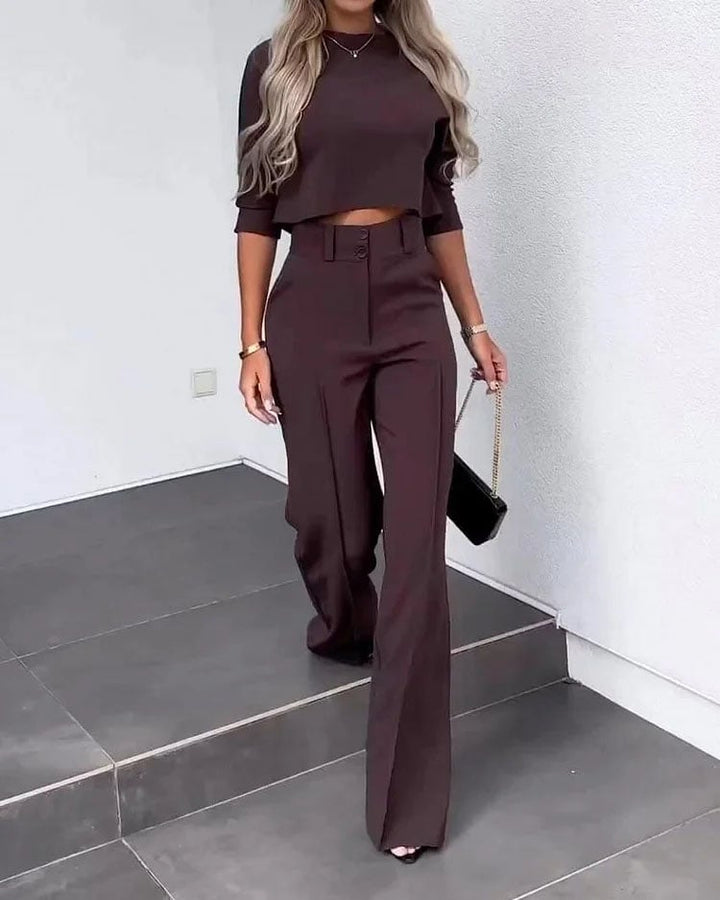Everyday Tailored Pantsuit High Waisted Set Product Image 01