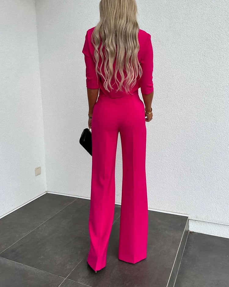 Everyday Tailored Pantsuit High Waisted Set Product Image 05