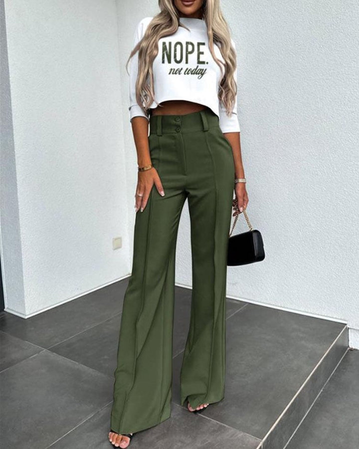 Everyday Tailored Pantsuit High Waisted Set Product Image 07