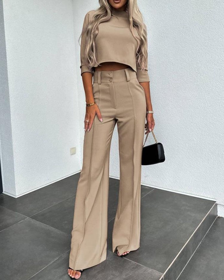 Everyday Tailored Pantsuit High Waisted Set Product Image 11