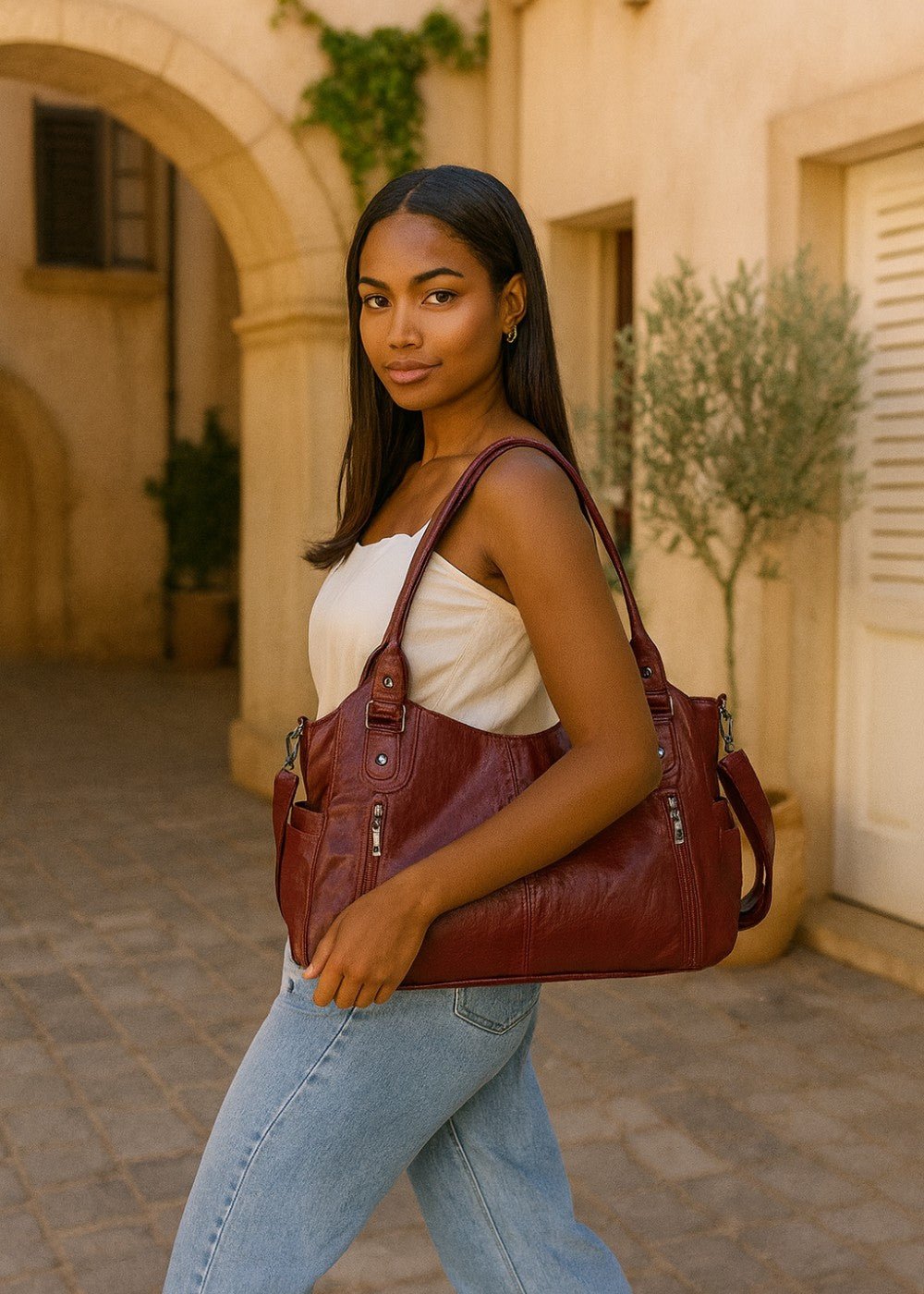 EveryRoom™ — Carry Confidence and Style Wherever You Go (Burgundy ) - | Zavonix