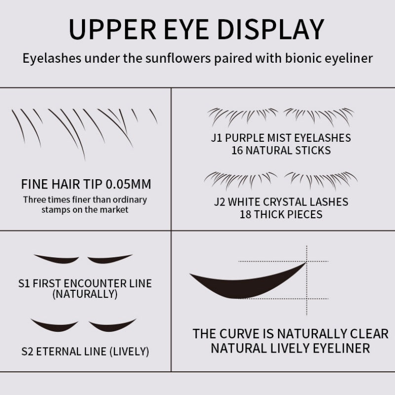 Eye Makeup Stamp Kit Lash Wing Product Image 08