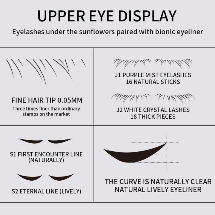 Eye Makeup Stamp Kit Lash Wing Product Image 08
