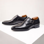 Eliot — Genuine Leather Dress Shoes with Cushioned Comfort