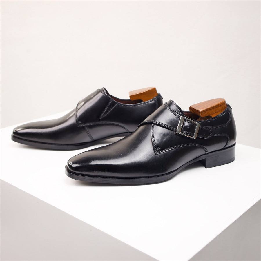 Eliot — Genuine Leather Dress Shoes with Cushioned Comfort