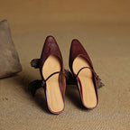 Bella Women's Mules | Genuine Leather, Comfortable Design