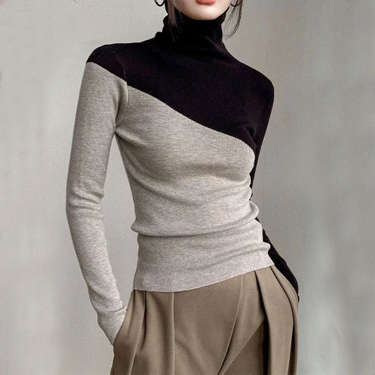 Color-Split Sweater™ — Turn Heads Instantly with Unstoppable Style and Comfort