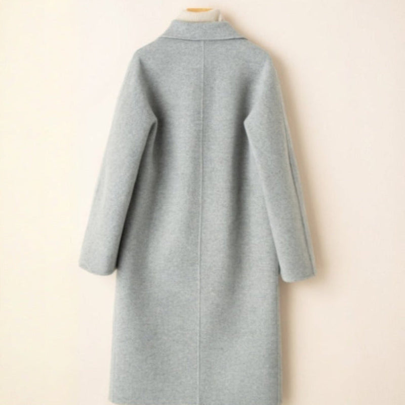 Ava Women's Wool Overcoat | 100% Wool, Elegant Design