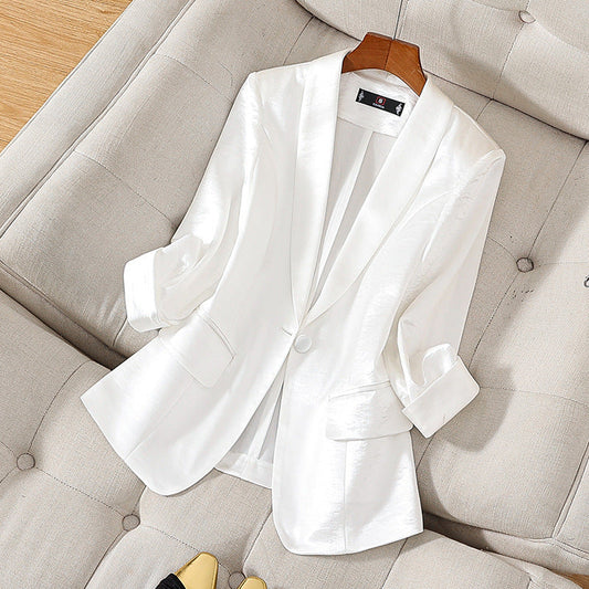 SilkPower Blazer™ — Own Every Room with Unstoppable Confidence and Glow
