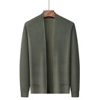 Fabio Morello Jacquard Sweater (Cloud Gray XS) - | Zavonix