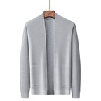 Fabio Morello Jacquard Sweater (Cloud Gray XS) - | Zavonix