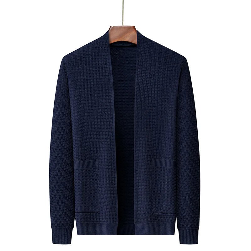 Fabio Morello Jacquard Sweater (Cloud Gray XS) - | Zavonix