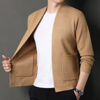 Fabio Morello Jacquard Sweater (Desert Camel XS) - | Zavonix