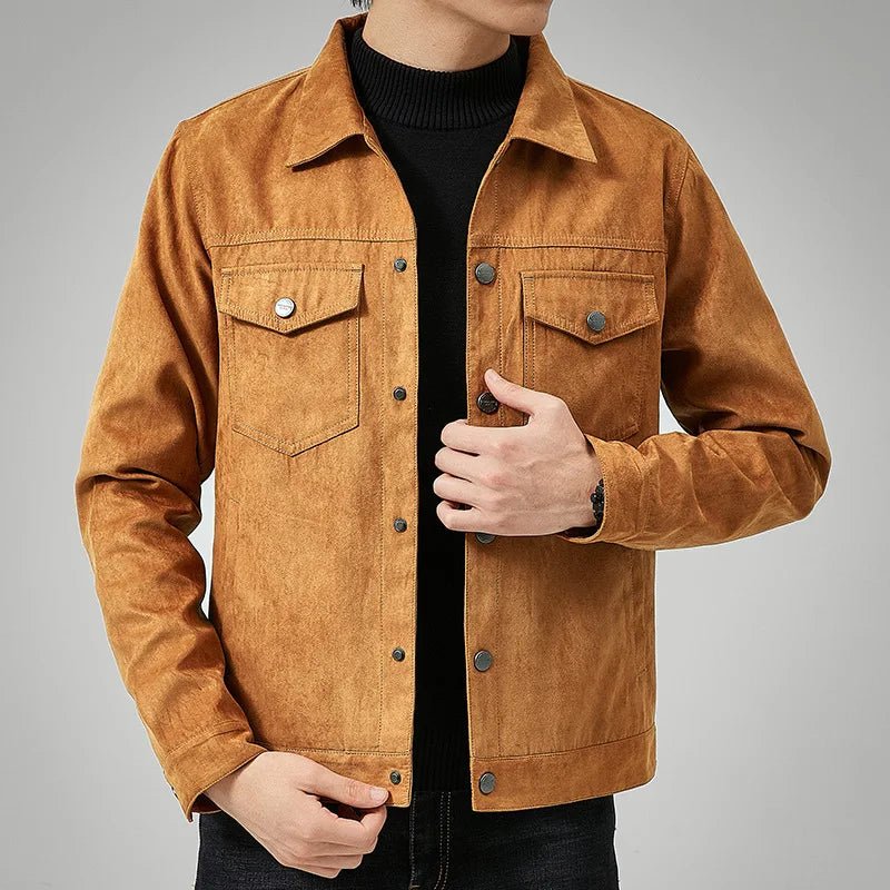 Fabio™ Nubuck Leather Jacket (Green XS) - Jacket | Zavonix