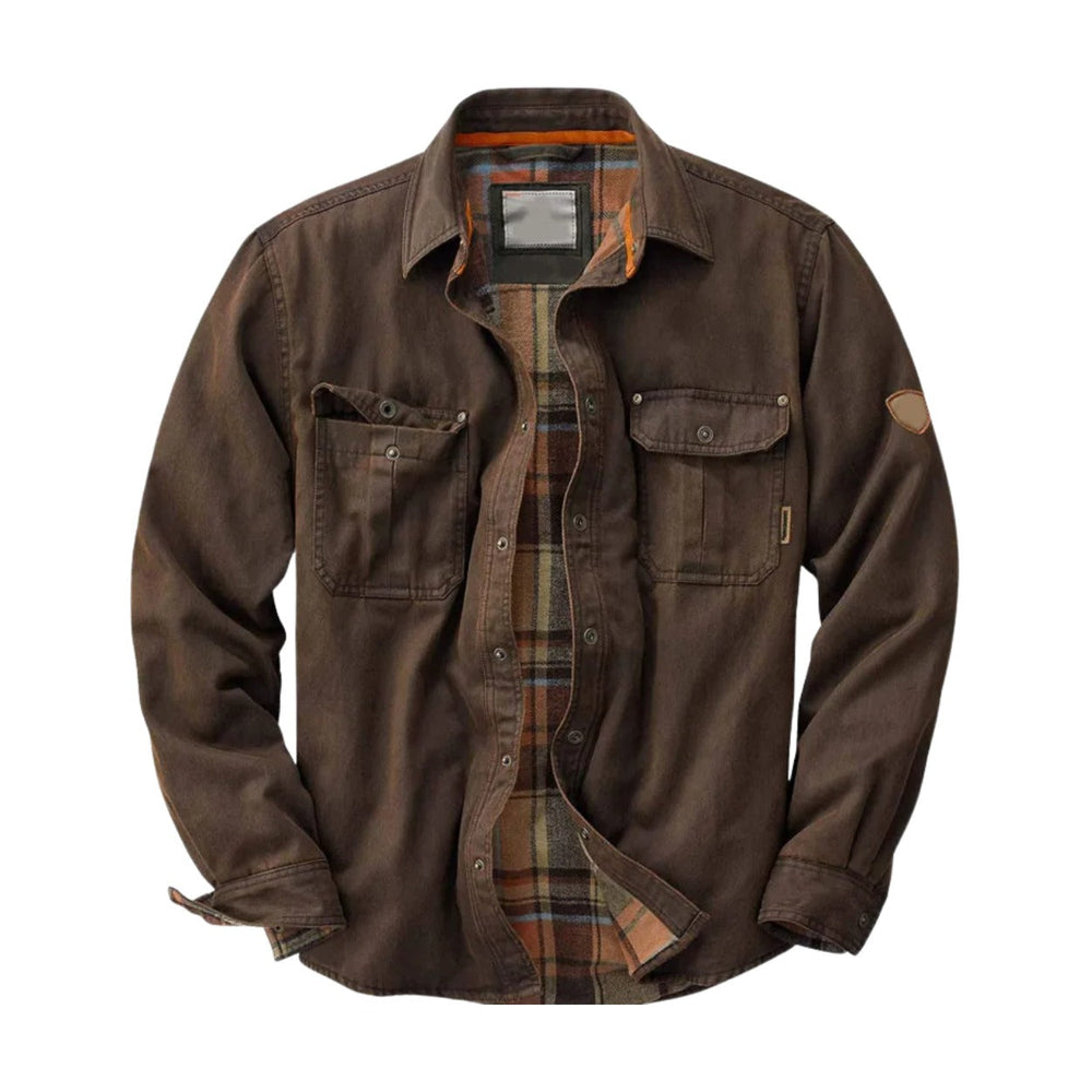 Falkruden Plaid-Lined Shirt Jacket product image 2