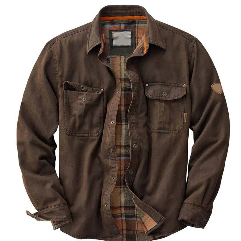 Falkruden Plaid-Lined Shirt Jacket product image 3