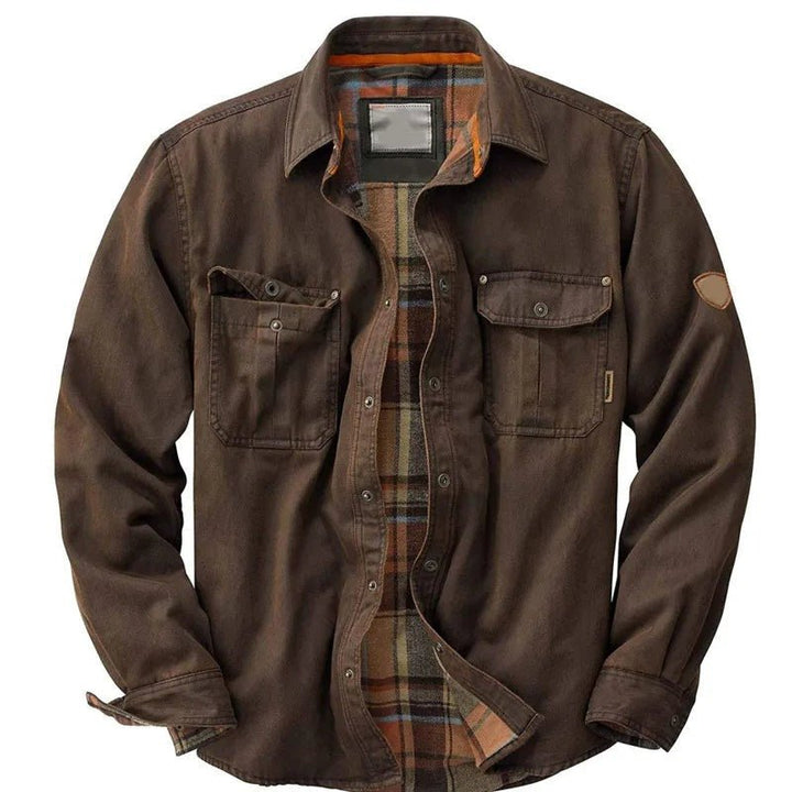 Falkruden Plaid-Lined Shirt Jacket product image 3