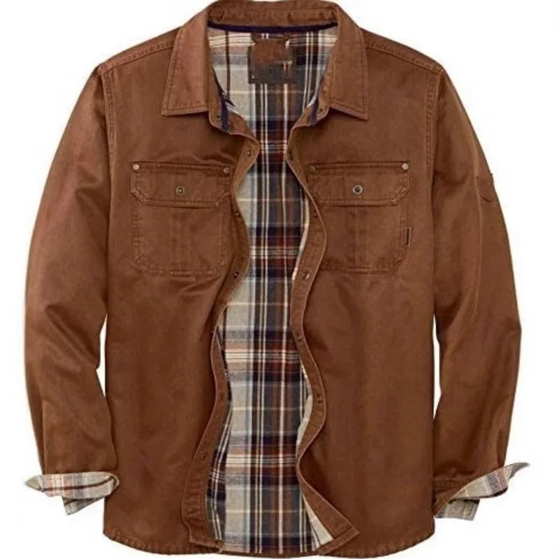 Falkruden Plaid-Lined Shirt Jacket product image 4