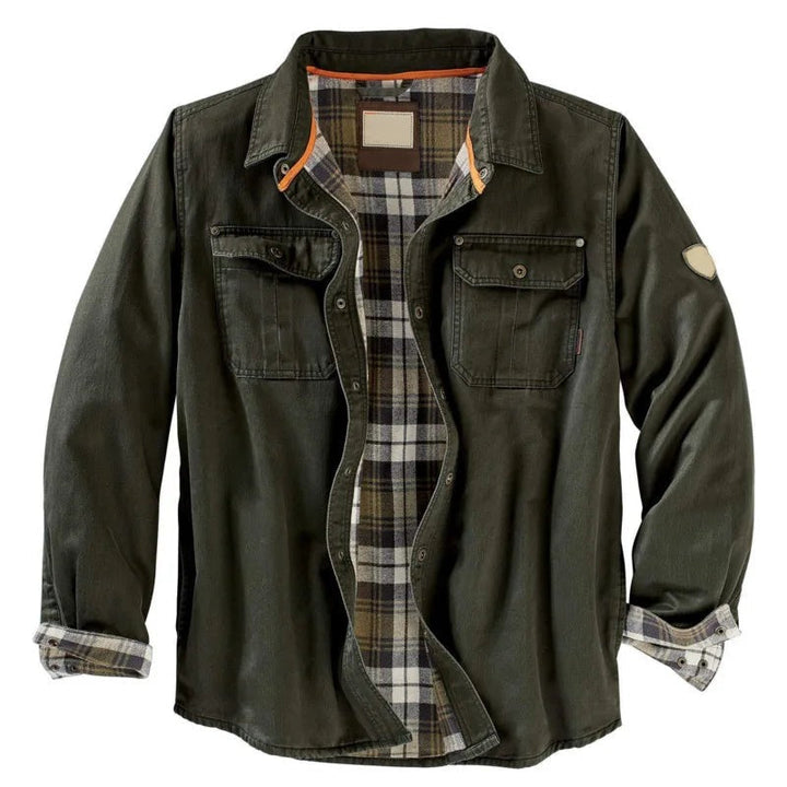 Falkruden Plaid-Lined Shirt Jacket product image 6