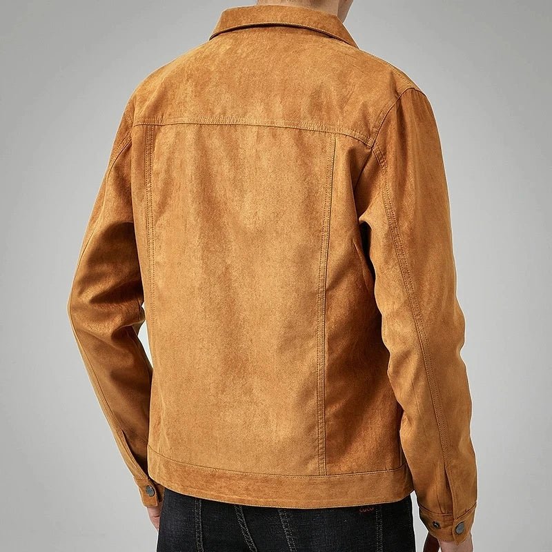 Fabio™ Nubuck Leather Jacket (Khaki XS) - Jacket | Zavonix