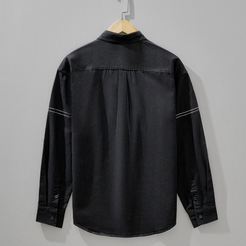 Liran — Breathable Linen Shirt with Minimalist Stitching and Relaxed Fit