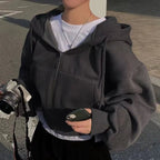 FeatherFlex Hoodie™ — Glide Through Autumn Days Wrapped in Effortless Cool Comfort (Black XL) - | Zavonix