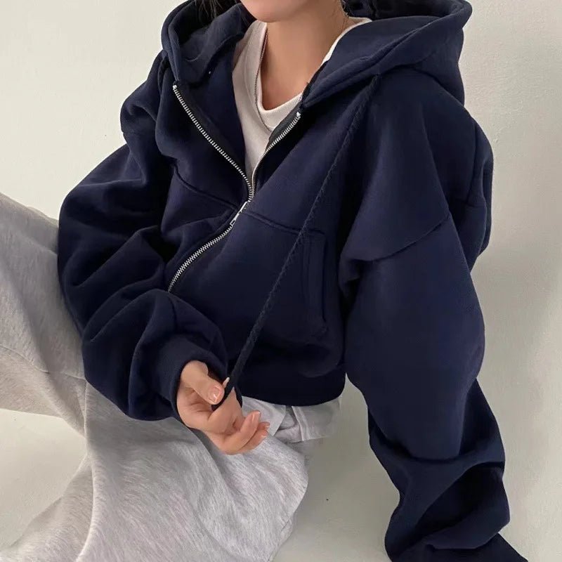 FeatherFlex Hoodie™ — Glide Through Autumn Days Wrapped in Effortless Cool Comfort (NavyBlue XL) - | Zavonix